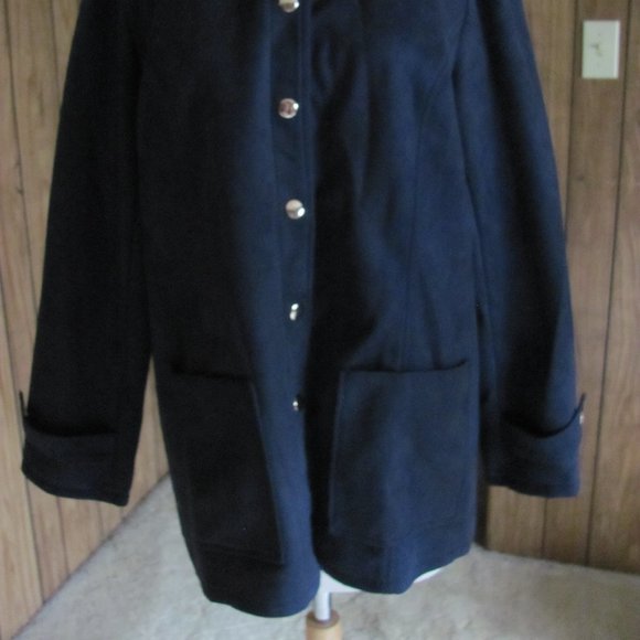 BOB MACKIE WEARABLE ART LADIES FAUX SUEDE JACKET S - Picture 2 of 12